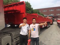 60公分栏板(标箱)半挂车5.5吨-湖北欧阳聚德栏板式半挂车图片