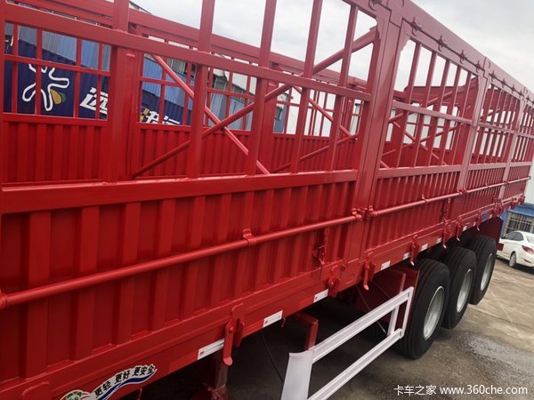 11米苍蓝侧翻自卸半挂车图片