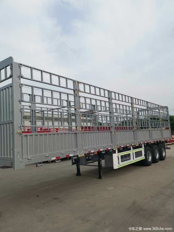 13.75米低平板前后等宽低平板半挂车图片