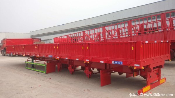 厂家直销，底价定做侧翻半挂车自卸半挂车图片