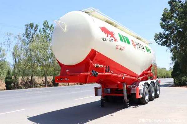 光亚罐车，自重轻，卸灰快，剩灰少，更高效。粉粒物料运输半挂车图片