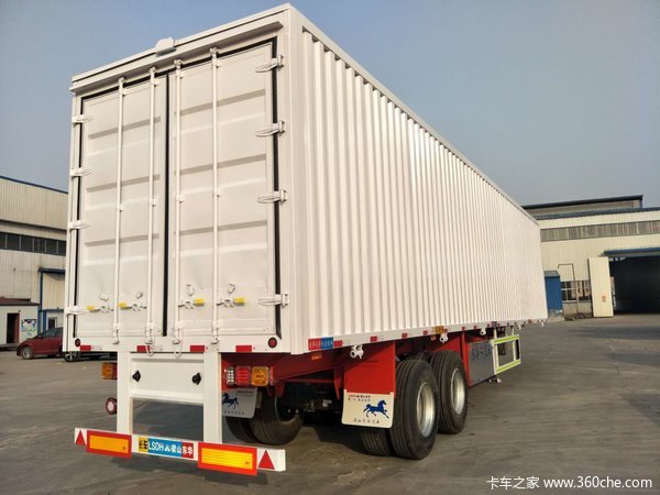 13.75米翼展车集装箱式半挂车图片