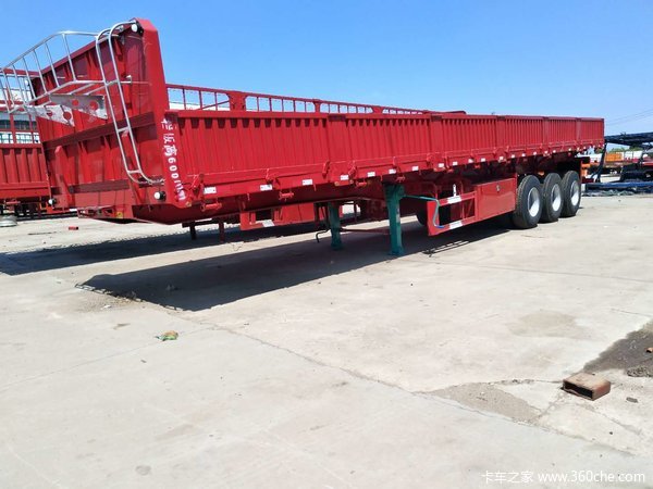 13米标准自卸半挂车！6.8吨保拉60吨自卸半挂车图片