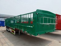13米轻体高栏整车5.4吨仓栅式半挂车图片