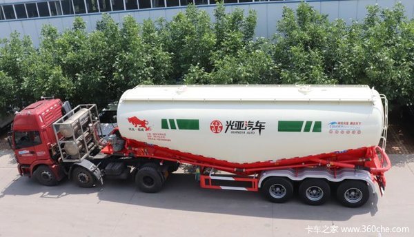 自重轻，卸灰快，剩灰少，更高效，质量保证，价格优惠。罐式半挂车图片