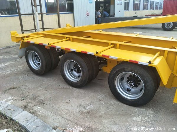 全国最新款骨架自卸集装箱底盘图片