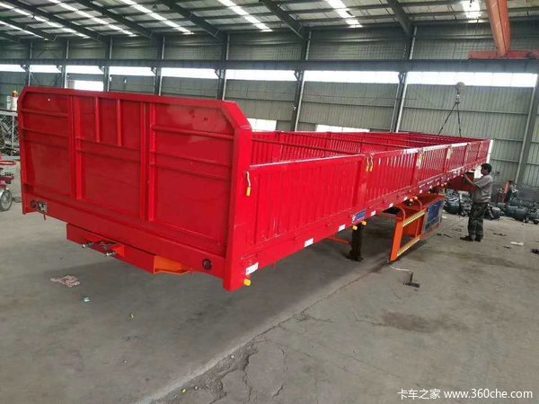 13米标车侧翻现车销售自卸半挂车图片