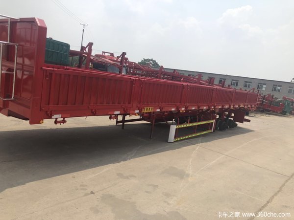 标车侧翻自卸半挂车图片