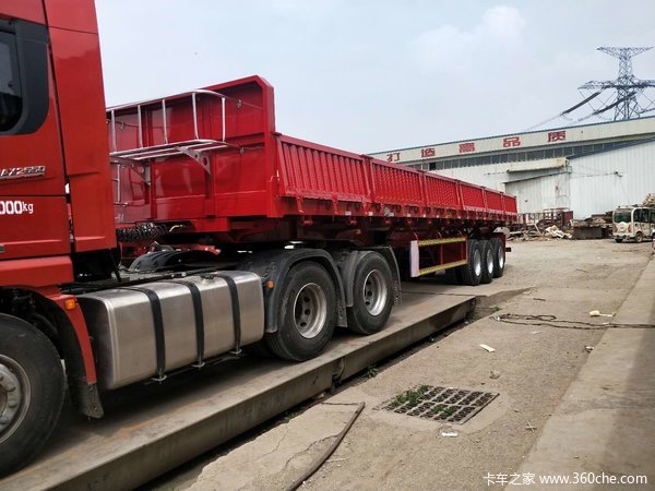 13米侧翻半挂车现车现车现车自卸半挂车图片