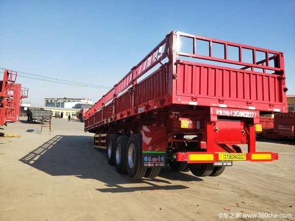 13米侧翻半挂车现车现车现车自卸半挂车图片