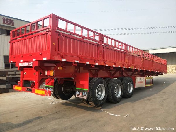 13米侧翻半挂车现车现车现车自卸半挂车图片