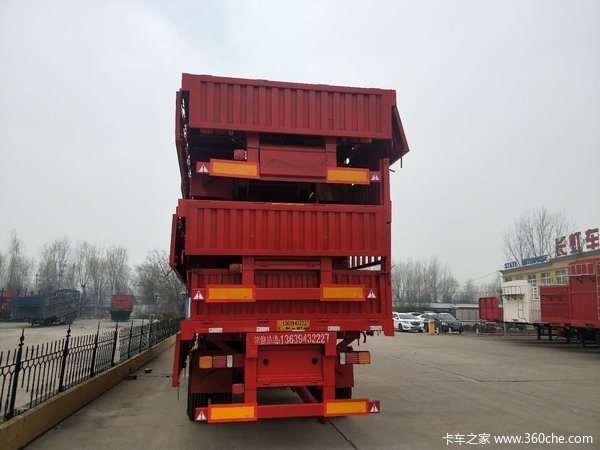 13米侧翻半挂车现车现车现车自卸半挂车图片