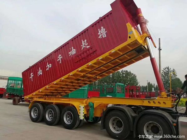 直卸半挂现车当天提车自卸半挂车图片