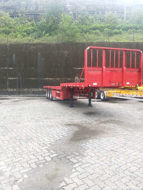 不用修的平板半挂车平板式半挂车图片