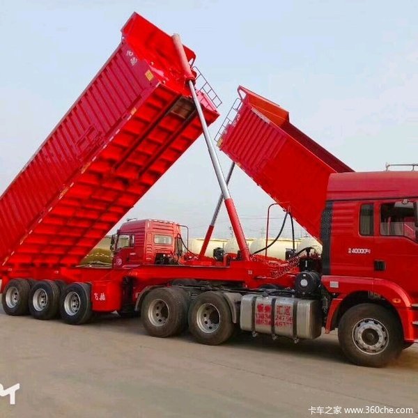后翻替代产品半挂车自卸半挂车图片