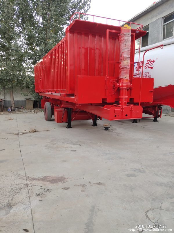 后翻替代产品半挂车自卸半挂车图片