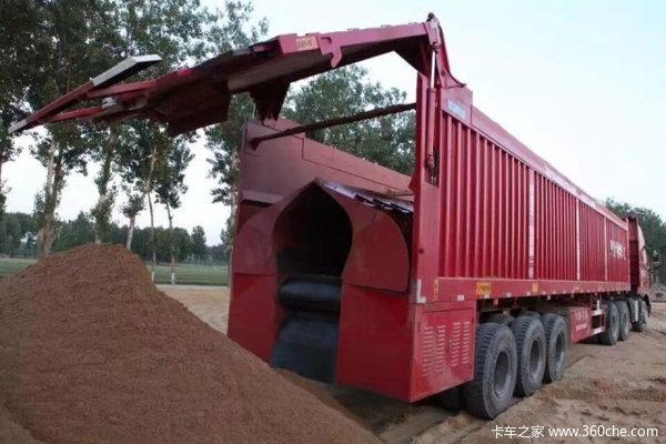 后翻替代产品半挂车自卸半挂车图片