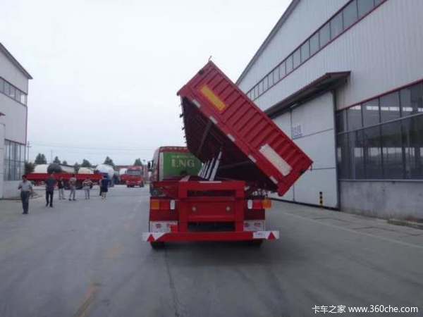 超轻体侧翻自卸半挂车，可以旧换新，可全国分期！自卸半挂车图片