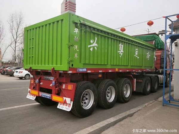 超轻体侧翻自卸半挂车，可以旧换新，可全国分期！自卸半挂车图片