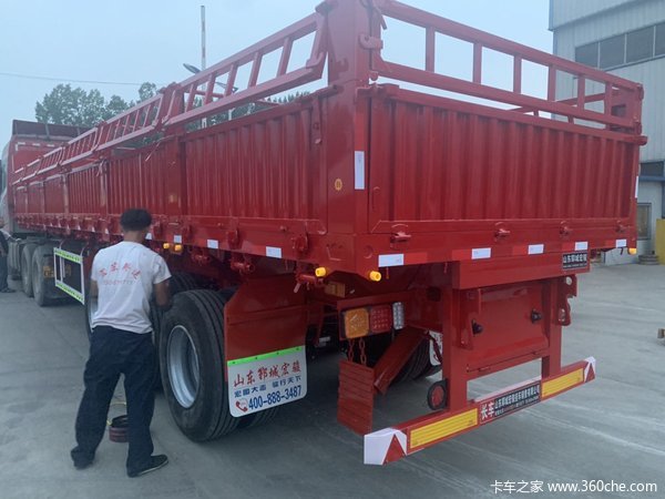 13米侧翻自卸自卸半挂车图片