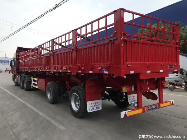 13米侧翻自卸自卸半挂车图片