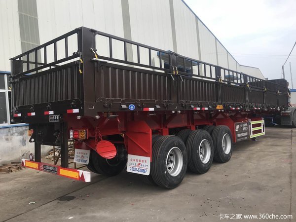 13X2.55X0.6米标准侧翻自卸半挂车自卸半挂车图片