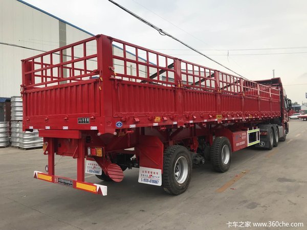 13X2.55X0.6米标准侧翻自卸半挂车自卸半挂车图片