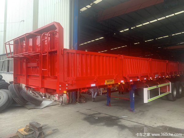 13X2.55X0.6米标准侧翻自卸半挂车自卸半挂车图片
