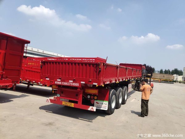 标车自卸侧翻半挂车，热门……自卸半挂车图片