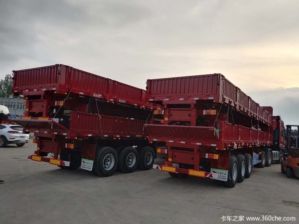 标车自卸侧翻半挂车，热门……自卸半挂车图片