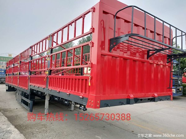 电泳喷粉轿车级漆面质保七年，高端产品，国家工信部公告企业生产仓栅式半挂车图片