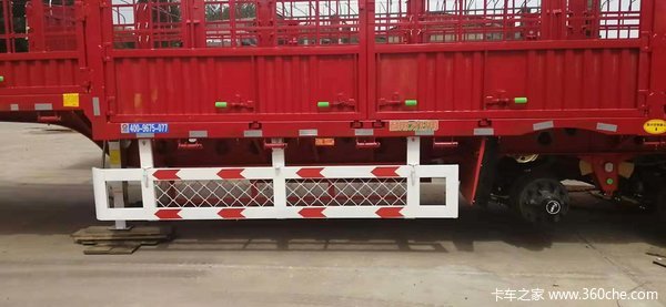 锣响挂车就是好仓栅式半挂车图片
