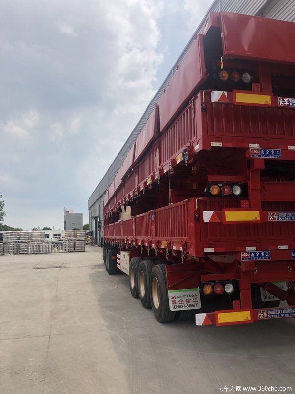 60公分标车侧翻，厂价直销自卸半挂车图片