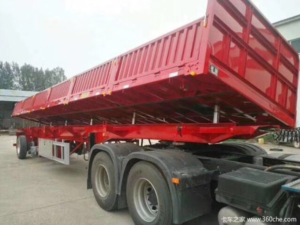 60公分标车侧翻，厂价直销自卸半挂车图片