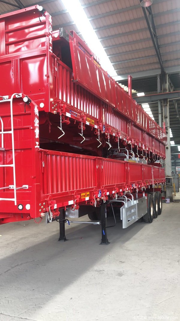 60公分标车侧翻，厂价直销自卸半挂车图片