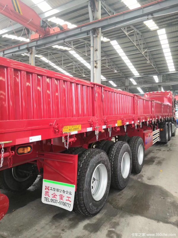 60公分标车侧翻，厂价直销自卸半挂车图片