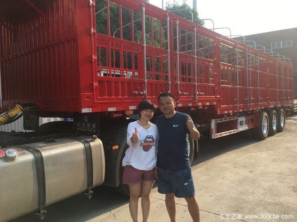 仓栏，栏板，平板，自卸，骨架，集装箱－湖北欧阳聚德挂车厂仓栅式半挂车图片