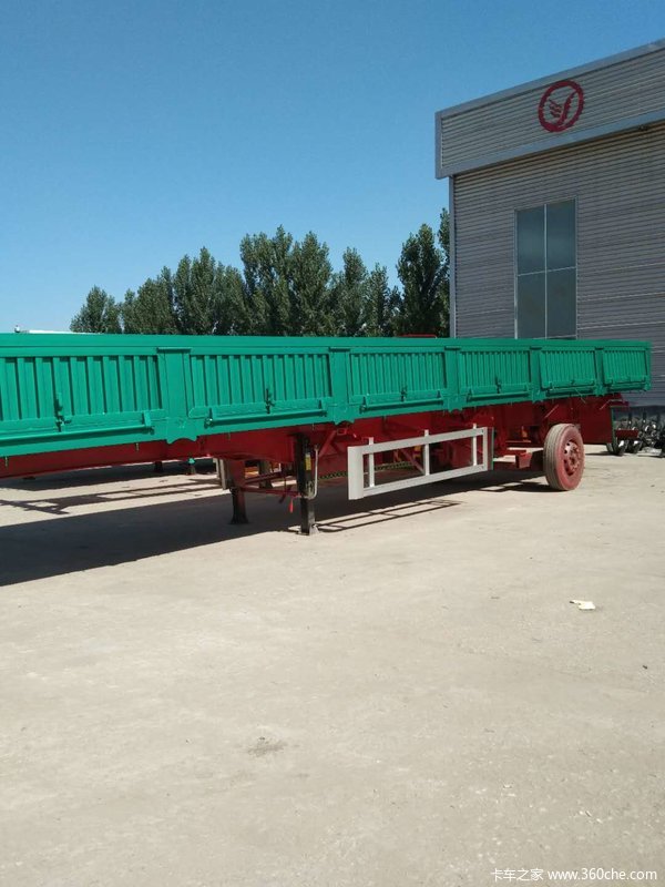 13米标箱侧翻自卸半挂车大势所趋自卸半挂车图片