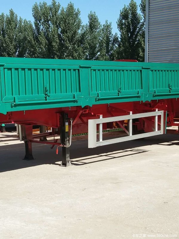 13米标箱侧翻自卸半挂车大势所趋自卸半挂车图片