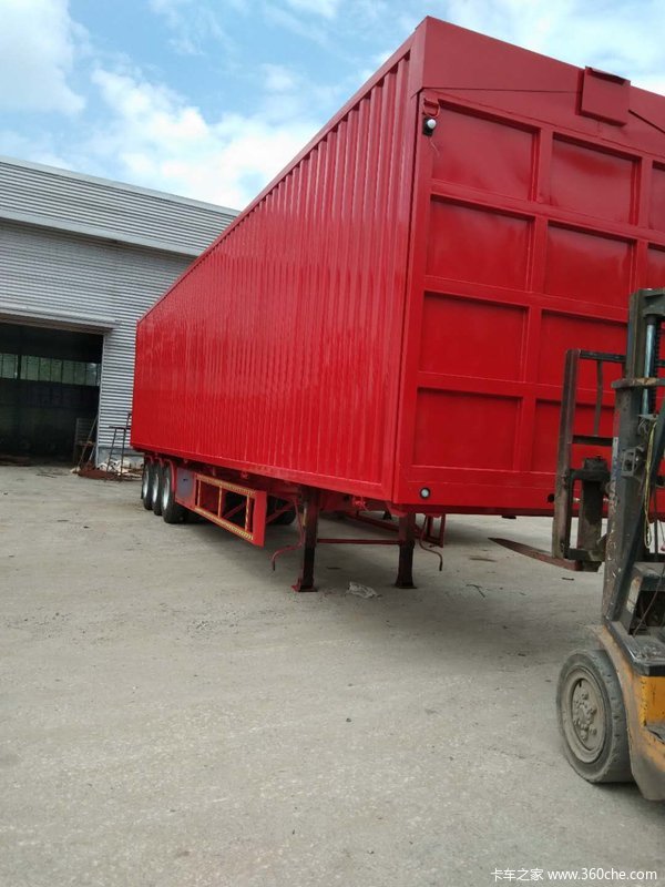 13.95米展翼集装箱半挂车厂家直销价格集装箱式半挂车图片