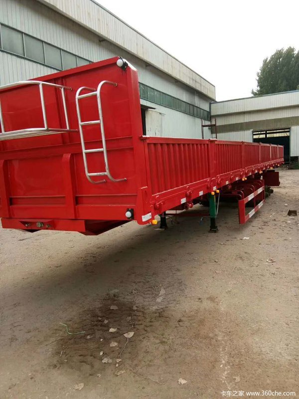 自卸后翻自卸半挂车图片