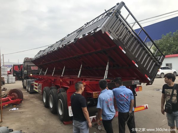 标准半挂车自卸半挂车图片