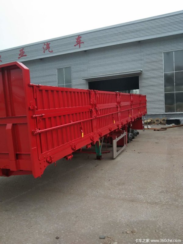 轻量化标载侧翻自卸半挂直销自卸半挂车图片