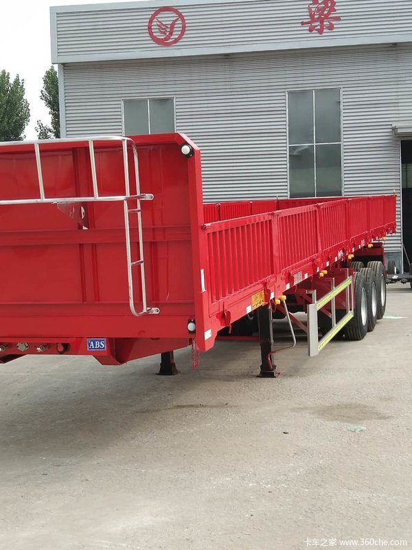 轻量化标载侧翻自卸半挂直销自卸半挂车图片