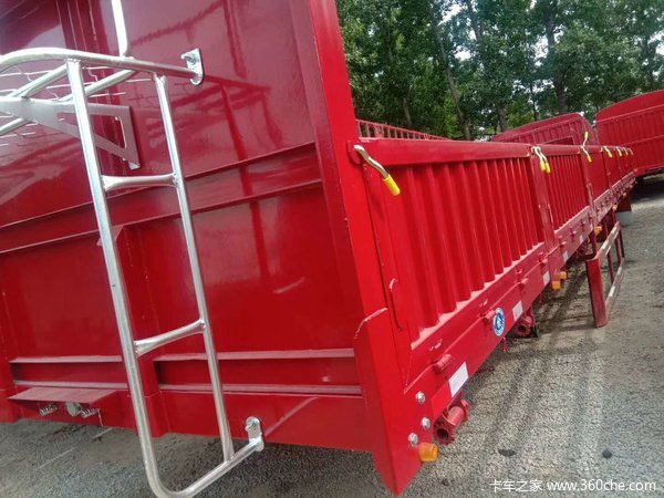 轻量化标载侧翻自卸半挂直销自卸半挂车图片