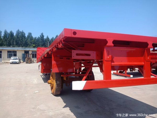 公告企业，厂家直销。平板式半挂车图片