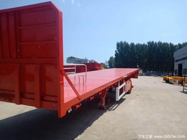 公告企业，厂家直销。平板式半挂车图片