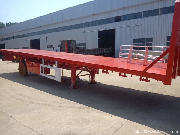 公告企业，厂家直销。平板式半挂车图片