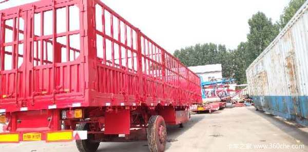 13米仓栏半挂车高强钢制作仓栅式半挂车图片