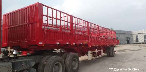 13米仓栏半挂车高强钢制作仓栅式半挂车图片
